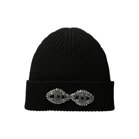BCBGMaxAzria | Accessories | Bcbg Maxazria Black Wool Eye 
